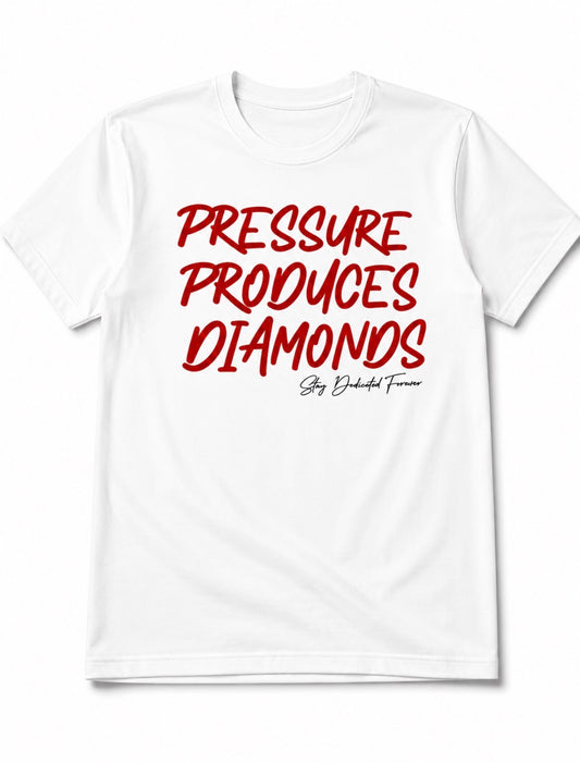 PRESSURE PRODUCES DIAMONDS LIGHTWEIGHT TEE
