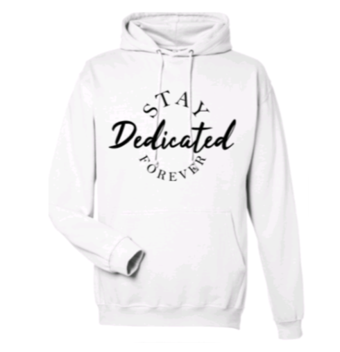 Stay Dedicated Forever Staple Hoodie (white/hoodie)